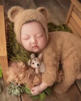 Furry Baby Bear Rompers