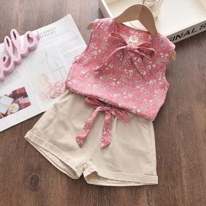 Girls Clothes Sets Floral