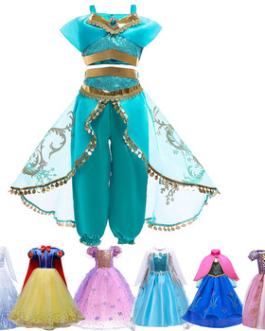 Girls Jasmine Princess Dress