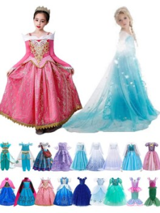 Girls Jasmine Princess Dress