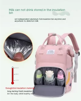 Fashion Fabric Diaper Backpack